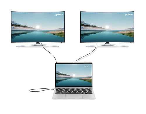 Manhattan 10-in-1 4K USB-C PD Docking Station 2xHDMI