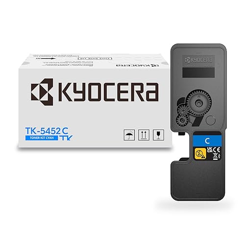 KYOCERA TK-5452C Model Genuine Cyan Toner Cartridge, Works with MA2600cwfx / MA2600cwx / PA2600cwx Model Laser Printers (1T0C0DCUS0)