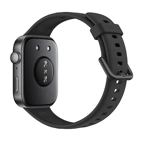 HUAWEI Watch FIT 3,1.82 AMOLED Display ,Ultra-Slim Design,All-Round Fitness Management,Comprehensive Health Managment,Durable Battery Life,Compatible with iOS & Android, Black Watch Fit 3 Black
