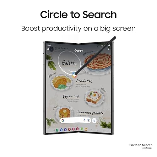 Samsung Galaxy Z Fold6, AI Smartphone, Android Smartphone, 256GB Storage, AI Zoom, Live Translate, Multi-Tasking, S Pen, Long Battery Life - Silver Shadow (CAD Version & Warranty) Silver Shadow 256GB Z Flip6 Phone Only