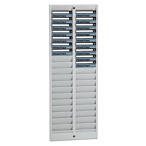 Pyramid 500-4 Badge Rack, 40 Pocket grey