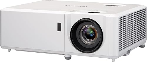 RICOH PJ WUL5860 Compact DLP Laser Projector | Bright 4,000 Lumens | Standard Throw | 29-303 Screen Size | Vertical Lens Shift | 360° Installation | Up to 20k hours | 2x 8W Stereo Speakers | 2x HDMI