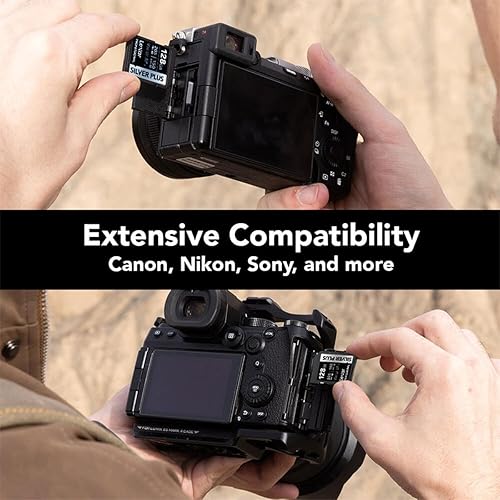 Lexar Professional Silver Plus UHS-I V30 SDXC Card - 128GB