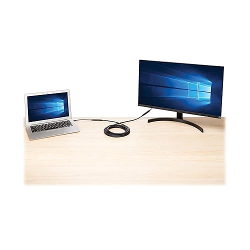 Tripp Lite Long USB-C Cable, 16.4 Feet / 5 Meters, USB 3.2 Gen 2 (10 Gbps), Full-Function Active Cable for Video, Data Transfer, and Charging - 8K@60Hz, 60W PD Charging, 3-Year Warranty (U420-05M-G2)