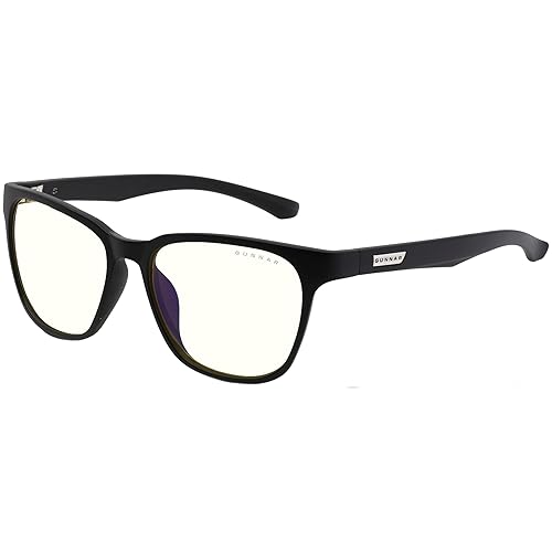 Gunnar Optiks Blue Light Blocking Glasses for Gaming & Computer Onyx Frame Clear Lens
