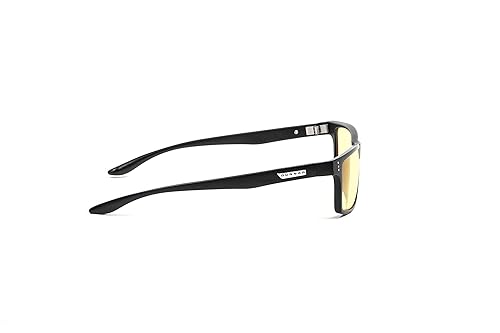 GUNNAR Youth Gaming and Computer Eyewear/Cruz, Onyx Frame, Amber Tint - Patented Lens, Reduce Digital Eye Strain, Block 65% of Harmful Blue Light