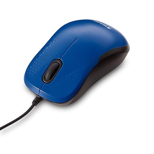 Verbatim Silent Corded Optical Mouse Blue 70233