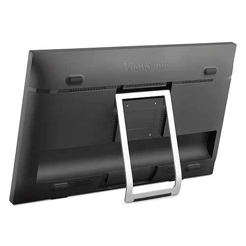 ViewSonic ID2456-4K 24 Inch 4K UHD Touch Display Tablet with PCAP 10 Point Touch, Active Stylus, Built-in Kickstand, USB Hub, HDMI, DisplayPort, and USB C Inputs