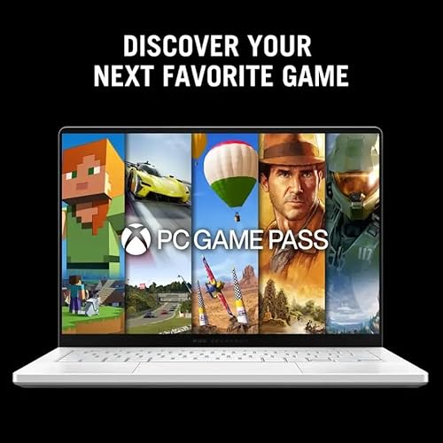 ASUS ROG Zephyrus G14 14 OLED 3K 120Hz Gaming Laptop, AMD Ryzen 9 270, RTX5060 8GB, 16GB LPDDR5X RAM 1TB SSD, Wi-Fi7 Bluetooth, BacklitKB, Windows 11, Platinum White, with HDMI Cable, W/GaLiMu 16GB RAM | 1TB SSD Windows 11