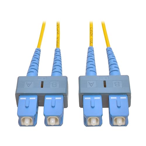 Tripp Lite Duplex Singlemode 9/125 Fiber Patch Cable (SC/SC), 1M (3-ft.)(N356-01M)