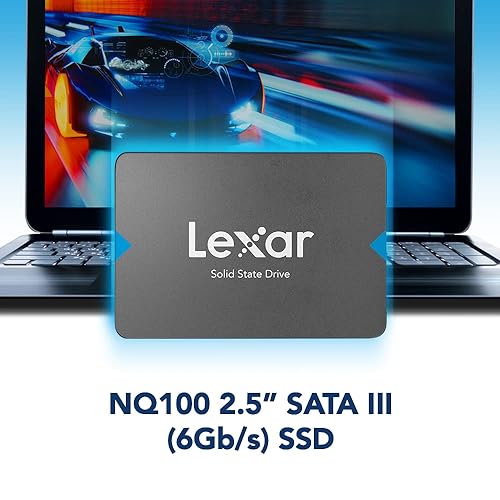 Lexar NQ100 960GB 2.5” SATA III Internal SSD, Solid State Drive, Up to 550MB/s Read (LNQ100X960G-RNNNU) 960GB NQ100 SATA3