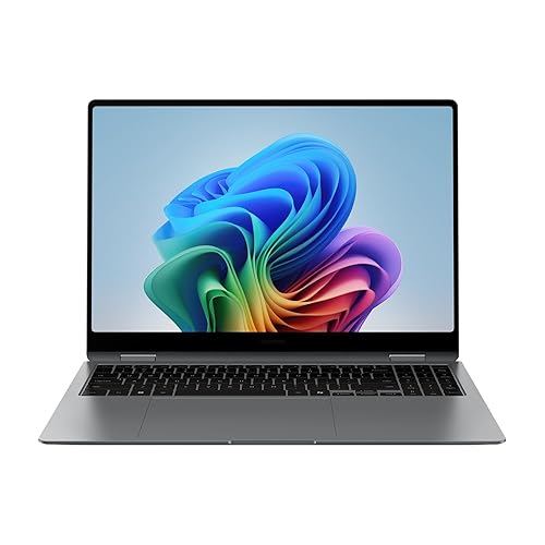 SAMSUNG 16” Galaxy Book5 Pro 360 Copilot+ PC, AI Business Laptop, Windows 11 Pro, Intel Core Ultra 7 Processor 256V, 3K AMOLED Touchscreen, 16GB / 512GB, 120HZ, 2025 Model, NP964QHA-KG1US, Gray Intel Core Ultra 7 Processor 256V 16 Inch Business PC Gray
