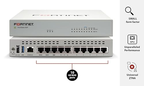 Fortinet FortiGate 60F Hardware – Next-Gen Firewall Protection & Security Base Only