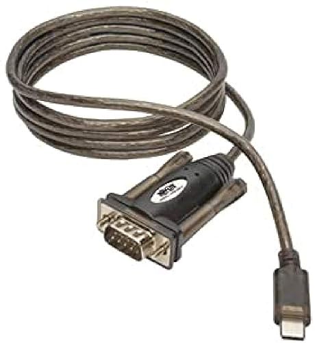 Tripp Lite USB-C To DB9 Serial Adapter Cable (M/M), 5 Ft