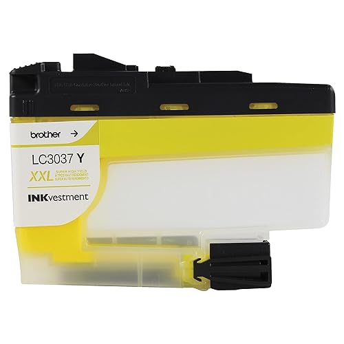 Brother LC3037YS Yellow Ink Cartridge, Super High Yield