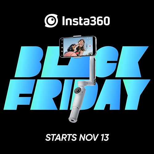 Insta360 Flow Gimbal Stabilizer for Smartphone, AI-Powered Gimbal, 3-Axis Stabilization, Built-in Tripod, Portable & Foldable, Auto Tracking Phone Stabilizer, Video Recording, Summit White