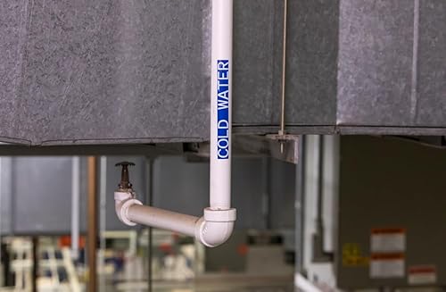 Brady Vinyl Label Tape for Label Printer BMP41/BMP51/BMP53/M511 - Self Adhesive Printer Labels - White on Blue (25,40 mm (W) x 7,62 m (L)) - M4C-1000-595-BL-WT