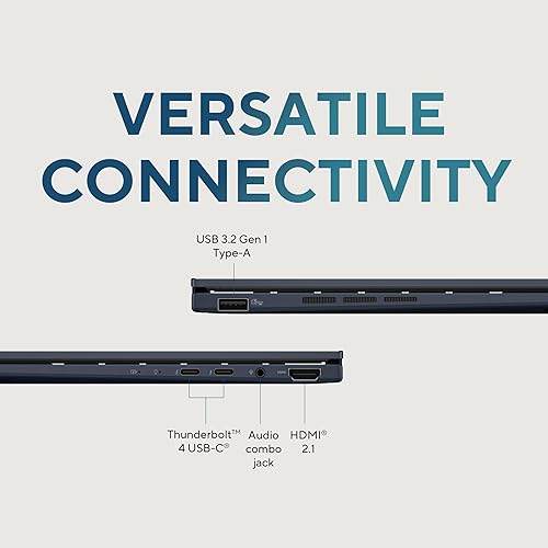 ASUS ZenBook 14 Laptop (2025), 14” WUXGA OLED Touch, AI, Intel® Core™ Ultra 5 225H CPU, Intel® Arc™, 16GB RAM, 512GB SSD, Wi-Fi 7, Windows 11 Home, Ponder Blue, UX3405CA-DS51T-CA