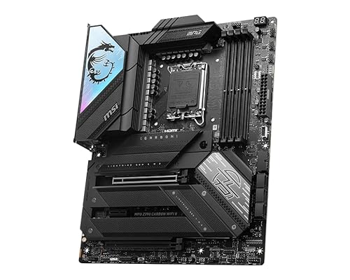 MSI MPG Z790 Carbon WiFi II Gaming Motherboard (Supports 12th/13th/14th Gen Intel Processors, LGA 1700, DDR5, PCIe 5.0, M.2, 2.5Gbps LAN, USB 3.2 Gen2, Wi-Fi 7, ATX)