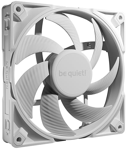 be quiet! Silent Wings 4 Cooling Fan | 140mm PWM | 2400 RPM | White | BL119 140mm Pro White