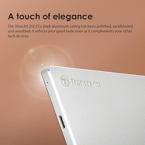 Transcend 2TB StoreJet External Hard Drive 2.5 (TS2TSJ25C3S)