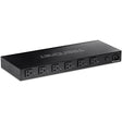 TRENDnet 6-Outlet IP-Based Managed PDU, Rackmount Power Distribution Unit, 1 x NEMA 5-15R Bypass Power Outlet, 1 x Gigabit RJ-45 Port, Overload Protection, Surge Protection 2160J, Black, TPI-06 6 Outlet Managed Power Unit