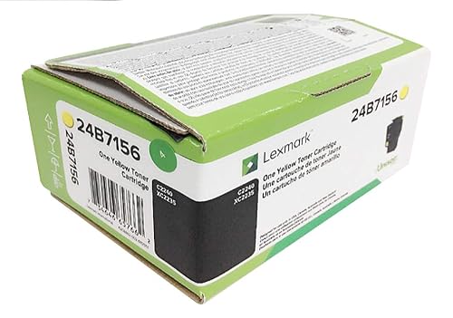 Lexmark 24B7156 C2240 XC2235 Toner Cartridge (Yellow) in Retail Packaging