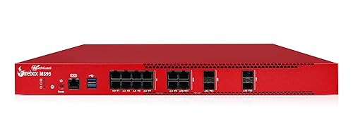 WatchGuard Firebox M395 High Availability Unit with 1 Year Standard Support - HA Device for Failover, Requires Matching Primary - Not a Standalone Device - Rackmount Firewall (WGM39501601) 1 Year High Availability with Standard Support