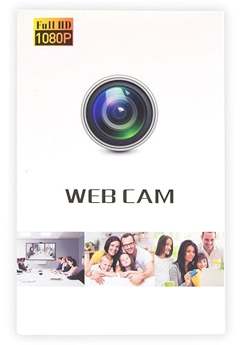 Full HD 1080p Webcam with a Built-In Noise Isolating Mic and 120d Auto Focus, for Conferences/Online Teaching/Business Meetings, Plug-n-Play, SONIX chip, WIN7/8/10, MacOS, ChromeOS, Android compatible, 1 year warranty