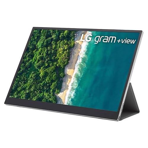 LG 16MR70.ASDU 16'' IPS WQXGA +View Portable Monitor with Folio, USB Type-C™, Silver