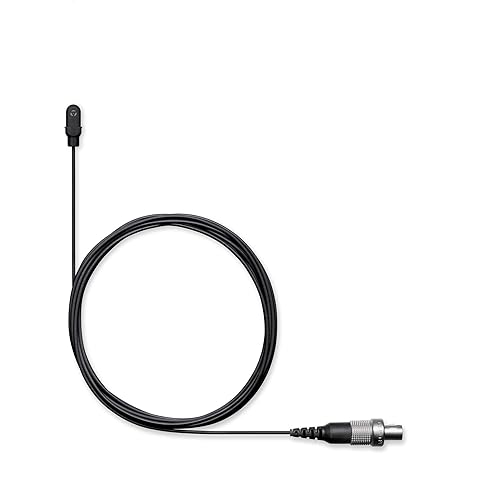 Shure DuraPlex Omnidirectional Lavalier Mic, MTQG Connector, Black (DL4B/O-MTQG-A) Black mTQG/TA4F