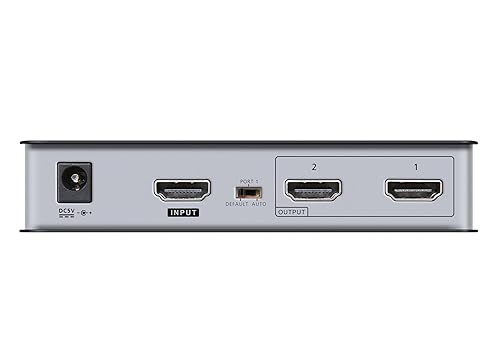 Aten Technologies - VS182B - Aten 2-Port True 4K HDMI Splitter - 4096 x 2160-49.21 ft Maximum Operating Distance - HDMI in - HDMI Out - Metal