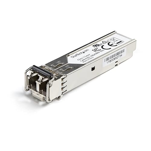 StarTech.com Dell EMC SFP-1G-SX Compatible SFP Module - 1000BASE-SX - 1GbE Multimode Fiber MMF Optic Transceiver - 1GE Gigabit Ethernet SFP - LC 550m - 850nm - DDM (SFP1GSXEMCST)