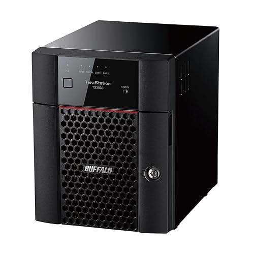BUFFALO TeraStation 3430DN 4-Bay 8TB (2x4TB) Desktop Small-Med Business NAS w/Hard Drives Included 8TB (2x4TB) Partially Populated