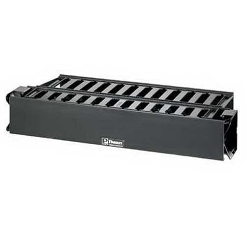 Panduit WMPH2E Horizontal Cable Manager, Black