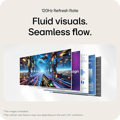 LG Full HD Monitor (27U411A) - 27 Full HD (1920x1080) Display, 120Hz Refresh Rate, sRGB 99% (Typ.), USB-C, Reader Mode & Flicker Safe, Dynamic Action Sync, Black Stabilizer, LG Switch app 27 120Hz FHD 1920 x 1080