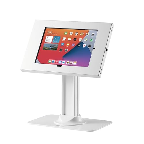 SIIG Lockable Countertop Kiosk POS iPad Security Stand Holder for 9.7 to 11 Inch