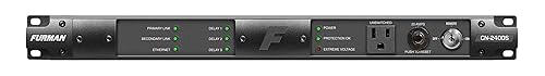 FURMAN CN-2400S 20A Advanced Remote Smart Sequencer W/SMP & EVS, 9 Outlets 10Ft Cord
