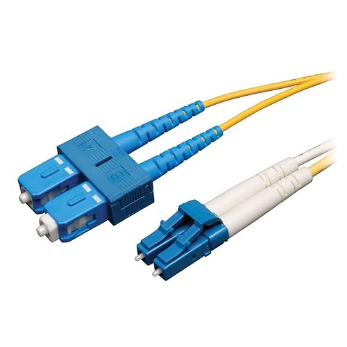 Tripp Lite 30M Duplex Singlemode 8.3/125 Fiber Optic Patch Cable LC/SC 100' 100ft 30 Meter - N366-30M