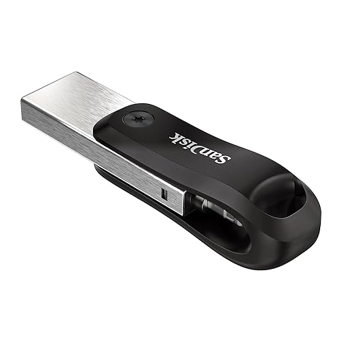 SanDisk iXpand Flash Drive Go for Your iPhone - 256 GB - USB 3.0 Type A, Lightning - 1 Year Warranty