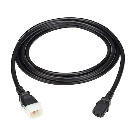 Tripp Lite Series PDU Power Cords C13 to P-Lock C14 Heavy-Duty 15A 250V 14 AWG 6ft Black 6 Pack (P005-E06-6)