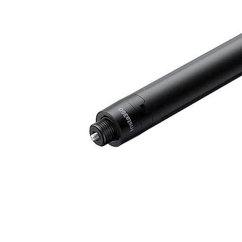 Insta360 Throwpod, 2-in-1 Tripod + Selfie Stick, Auto-Unfolding Legs, 1/4 Mount, Compatible with Ace Series, Flow Series, GO Series, ONE X2, X3, X4, X5