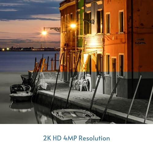 HiLook IPC-T240H 2.8mm 4MP PoE Camera | Wide Angle Camera, Colour Night Vision, IP67 Certified, HiLook App/Browser Client