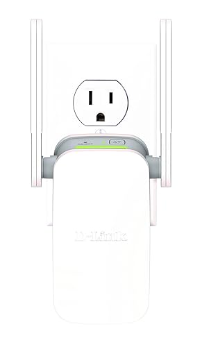 D-Link AC750 Mesh Wi-Fi Range Extender - Cover up to 1300 sq.ft and 25 Devices - Dual Band, Booster, Repeater, Access Point, Extend WiFi in Your Home, Ethernet Port, App Setup (DAP-1530) WiFi 5 | 1300 sq. ft.
