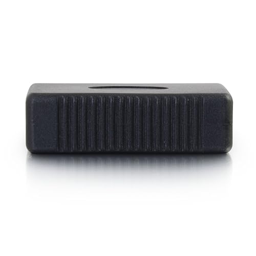 C2G 18411 DisplayPort F/F Coupler, Black Female to Female Coupler