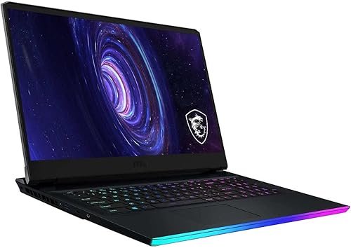 MSI GE76 Raider 17.3 FHD 144Hz Gaming Laptop - 12th Gen Intel Core i9-12900H up to 5.0 GHz Processor, 16GB RAM, 8TB (2 x 4TB) NVMe SSD, GeForce RTX 3060, Windows 10 Home, Titanium Blue