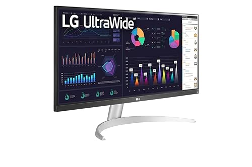 LG 29 Inch 29WQ600-W UltraWide Monitor with 21:9 FHD(2560 x1080) IPS Display, sRGB 99%, HDR10, AMD FreeSync, 1ms MBR, 100Hz, 2 x 7W Speakers with MaxxAudio, USB Type-C Connectivity, White 29 100 Hz | IPS FHD