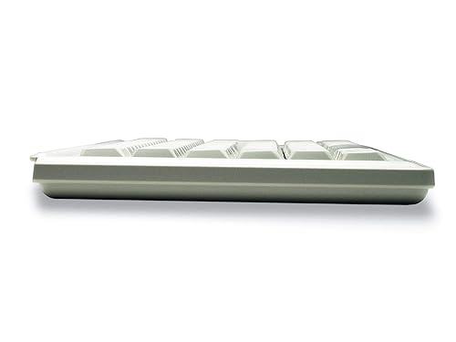 Cherry G84-4420LUBEU-0 UltraSlim Compact Keyboard with USB Interface and Optical Trackball, 15 Width, Light Gray