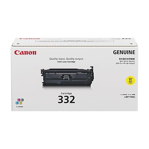 Canon Lasers Genuine Cartridge 332 Toner, Yellow