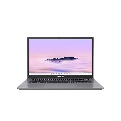ASUS Chromebook Plus CX34 Laptop, 14 FHD (1920x1080) Touchscreen, Intel® Core™ 5 Processor 120U, 512GB SSD, 16GB LPDDR5 RAM, ChromeOS, Gray, CX3402CVA-DSU51T-CB